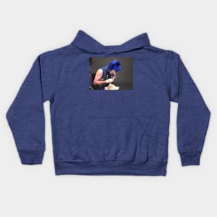 Sonic eating sonic eating sonic Kids Hoodie